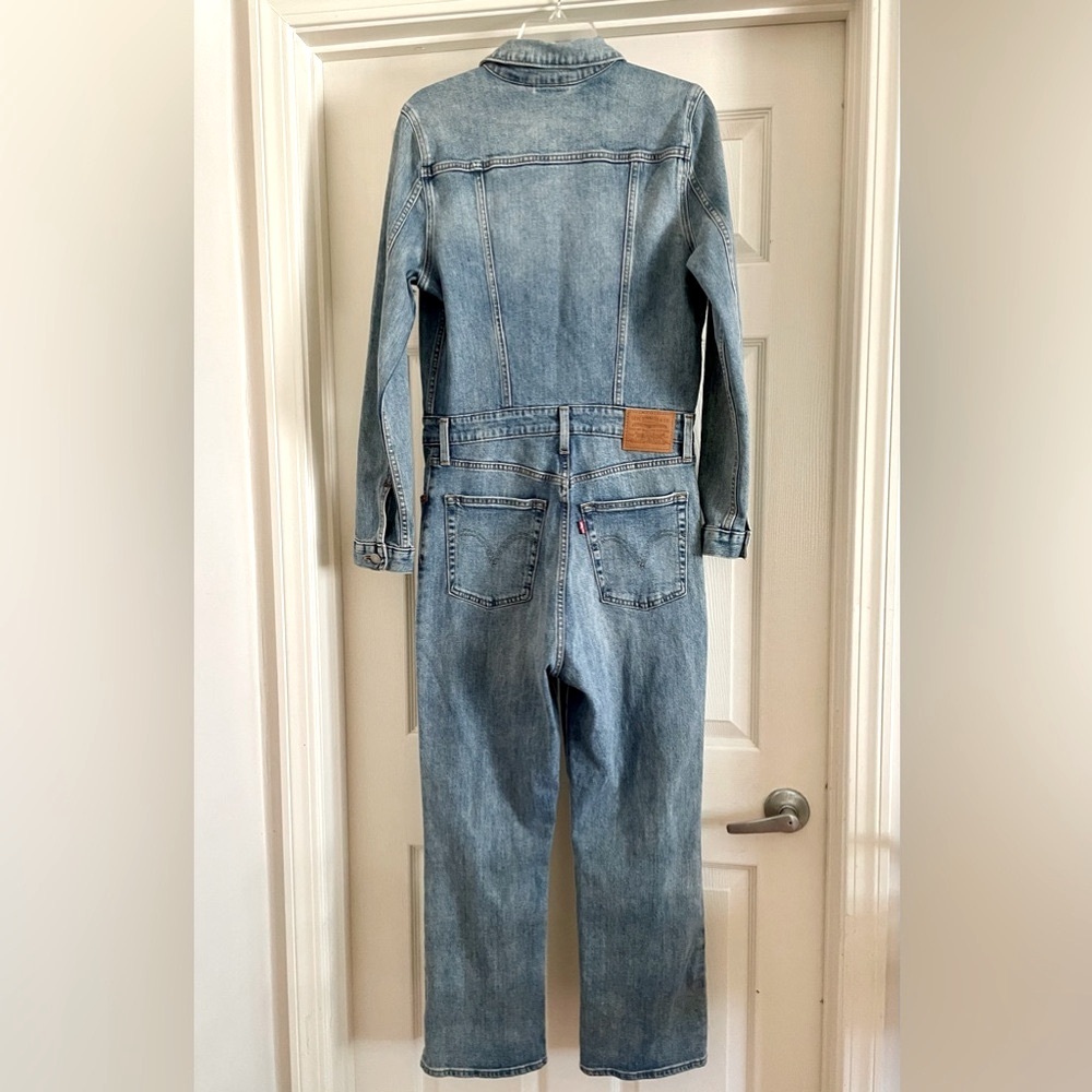Levi’s Kickflare Denim Jumpsuit - Picture 11 of 12